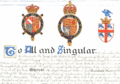 To all and Singular, Grant of Arms