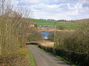 Trabboch Old School and flooded mine workings