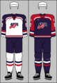 United States national ice hockey team jerseys 2001-2004