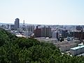 View of Akita city from Kubota Castle 01