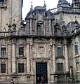 Vista de la PuertaReal de Santiago de Compostela