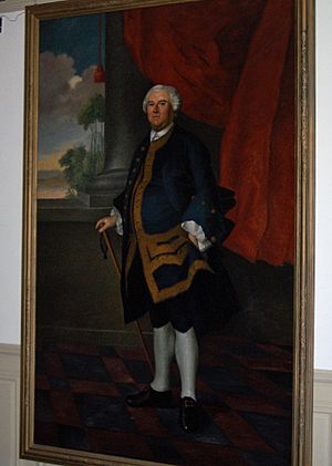 Wentworth-Coolidge Mansion, Portsmouth, New Hampshire, USA, Benning Wentworth portrait