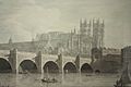 Westminster Bridge by Joseph Farington, 1789