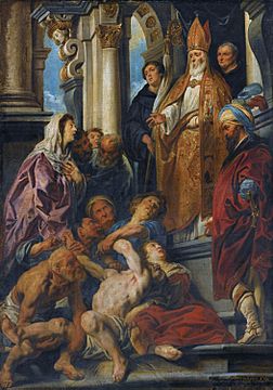 'Saint Martin Healing the Possessed Man' by Jacob Jordaens