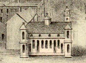 1852 New London station on 1854 landscape
