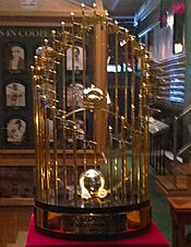 1995 World Series trophy (cropped)