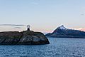 2016-11-20 01 Arctic Circle marker on the island of Vikingen Norway