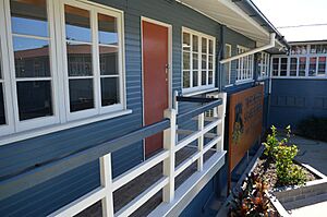 650063 Mitchelton State School Admin Wing, from SE, 2018