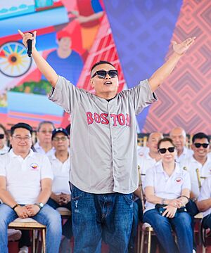 Andrew E. at the 2024 Bagong Pilipinas Serbisyo Fair cropped.jpg