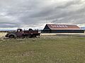 Barn and Tractor in Shaniko Historic District