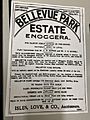Bellevue Park Estate advertisement, 1914