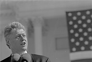 Bill Clinton speaking on the Statue of Freedom