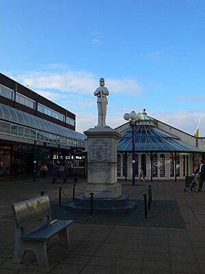 Boer War Memorial in Winsford Cross Shopping Centre - geograph.org.uk - 1711499