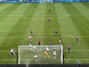 Chaos during USWNT v Germany Paris 2024