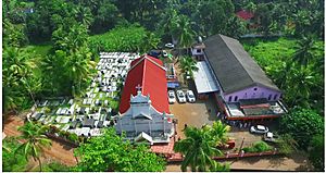 Chathenkary St paul's Mtc Aerial view