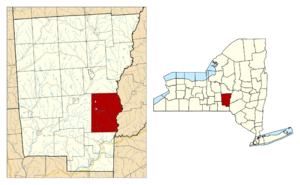 Location within Chenango County