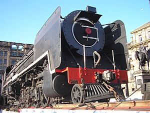 Class 15F Locomotive 3007 in George Square in 2007