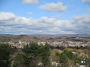 Clearfield, Pennsylvania, looking west