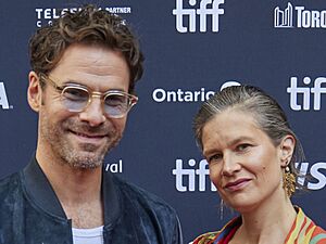 Clement Ducol and Camille Dalmais the 2024 Toronto International Film Festival (cropped)