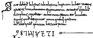 Codex Vigilanus Primeros Numeros Arabigos