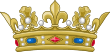 Crown of a Prince of the Blood of France (variant).svg