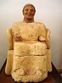 DSC00432 - Statua cineraria etrusca - da Chiusi - 550-530 aC