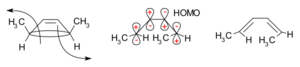 Dimethylcyclobutene ringopening mechanism