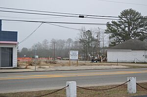 Donk's Theatre site in Hudgins