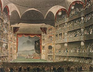 Drury lane interior 1808