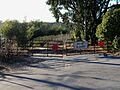 End of Lee Road access. Near-by is burial site.