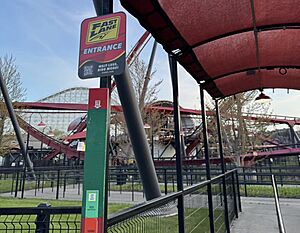 Fast Lane entrance to X-Flight