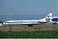 Finnair Caravelle Basle Airport - April 1976