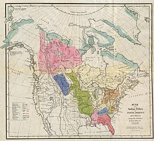 First Nation Control over North America about 1600 AD