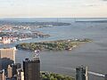 Governors Island from One World Observatory 2017