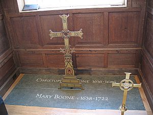 Grave of Christopher and Mary Boone - geograph.org.uk - 1496720