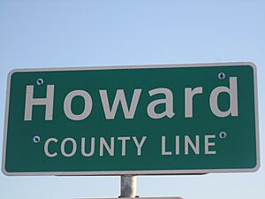 Howard County, TX, line marker IMG 1814