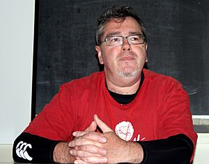 Ian McDonald at SFeraKon 2010 in Zagreb