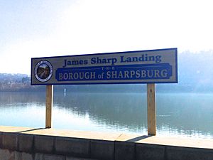 James Sharp Landing.