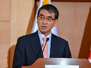Japanese Foreign Minister Taro Kono Participates in Press Availability in Seoul (28915244548)