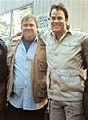 John Candy and Dan Aykroyd during production of The Great Outdoors