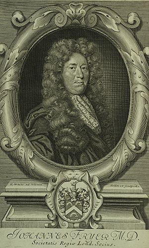 John Fryer (FRS), from the frontispiece to his New Account