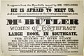 Josephine Butler - Pontefract meeting notice