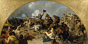 Karl von Blaas - Die Schlacht bei Turin 1706 - 2734 - Kunsthistorisches Museum.jpg