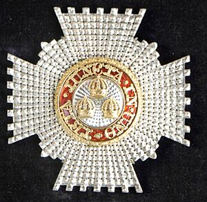 Knight Commander of the Bath star, awarded to Cecil Fane de Salis (1859-1948) in 1935