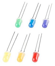 LED Rainbow Pack - 5mm PTH 12903-01 new aranged