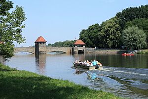 Leipzig - Elsterflutbett + Palmengartenwehr 01 ies