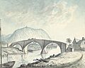Llandreinio Bridge and Rodney's Pillar, 1794