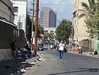 San Julian Street south of 5th Street, 2006