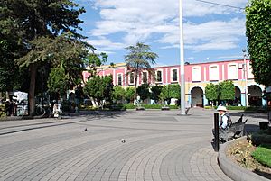 Part of the main plaza