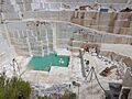 Marble quarry Thasos island